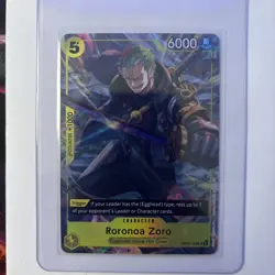 One Piece CCG Card Game Roronoa Zoro Op07-113 Full Art Nm UC English - Image 2