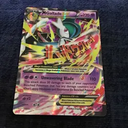 Pokemon TCG XY Roaring Skies M Gallade EX 35/108 Ultra Rare Holo Card - Image 1