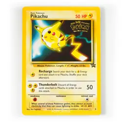 Pokemon - Pikachu - Non Holo - 4 - WB Movie - Black Star Promo Card - Image 1