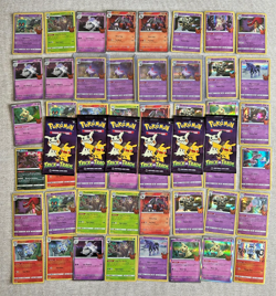 Pokemon 48 Card Lot and 6 Packs of Trick or Trade ALL Holos - Image 1