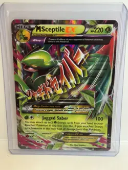 Pokemon TCG Mega M Sceptile EX 2015 Holo Card Ancient Origins 8/98 - Image 1