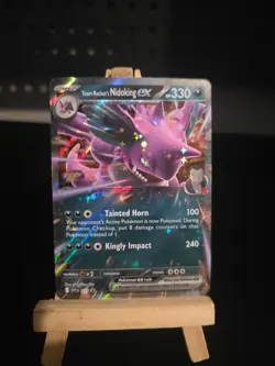 Pokemon Card Team Rocket's Nidoking ex #217 Promo Card Holo - Image 1