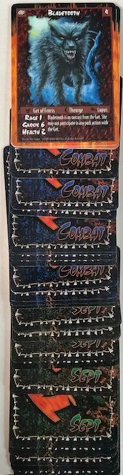 Rage The Werewolf CCG Card Game Lot 1995, 35 Different Cards (Set 1) - Image 2