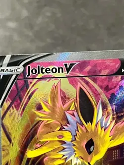 Pokemon TCG Jolteon V SWSH183 Sword & Shield Promo Cards Holo Full Art NM- - Image 5