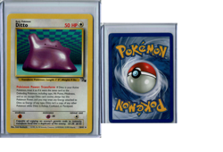 Pokemon Ditto Fossil Rare 18/62 1999 Card 50 HP Basic Wizards Unlimited - Image 3