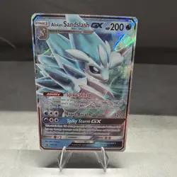 Pokemon Alolan Sandslash GX Promo Holo SM236 SM Stage 1 HP200 Card - Image 1
