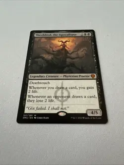 MTG Sheoldred the Apocalypse Dominaria United Mythic Card 107/281 Regular - Image 1