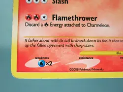 Charmeleon 102/100 Secret Rare Holo Stormfront Pokemon Card - Lightly Played - Image 4