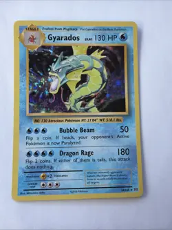 Pokemon Gyarados Holo Rare TCG Card 34/108 Evolutions - Image 1