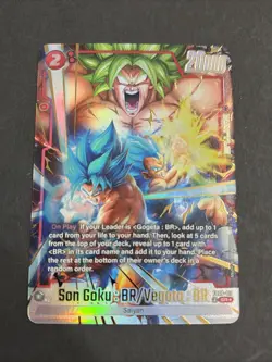 Son Goku : BR/Vegeta FB09-011 Alternate Art Dual Evolution Dragon Ball Card Engl - Image 2