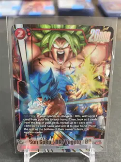 Son Goku : BR/Vegeta FB09-011 Alternate Art Dual Evolution Dragon Ball Card Engl - Image 3