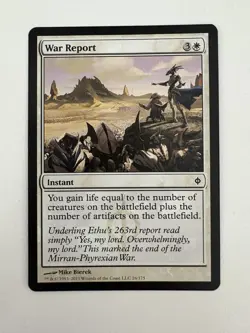 War Report MTG Magic the Gathering Card NM Near Mint NPH - Image 1