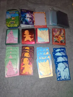 Lot Pokemon TCG Assorted Accessories Card Sleeves Card Binder Flipping Coins - Image 2