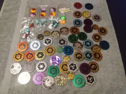 Lot Pokemon TCG Assorted Accessories Card Sleeves Card Binder Flipping Coins - Image 5