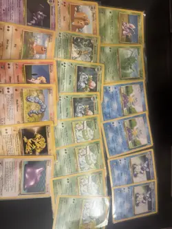 Vintage Pokemon Cards For 1999 All Of Them Are Very Good Condition - Image 1