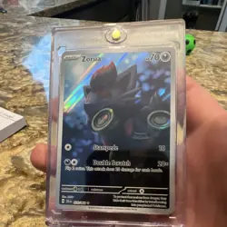 Pokemon Zorua 075/064 Sv: Shrouded Fable Holo Illustration Rare TCG Card 2024 - Image 3