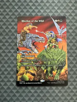 MTG Rhythm of the Wild #0012 Borderless Mythic TMNT Source Material (PZA) - Image 1