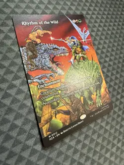 MTG Rhythm of the Wild #0012 Borderless Mythic TMNT Source Material (PZA) - Image 2