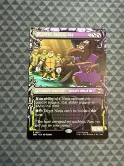 MTG Splinter, Radical Rat #0251 Showcase Rare Teenage Mutant Ninja Turtles (TMT) - Image 1