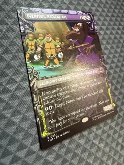MTG Splinter, Radical Rat #0251 Showcase Rare Teenage Mutant Ninja Turtles (TMT) - Image 2