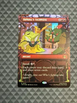 MTG Raphael’s Technique #0237 Foil Showcase Rare TMNT (TMT) - Image 1