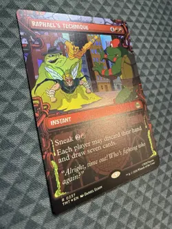 MTG Raphael’s Technique #0237 Foil Showcase Rare TMNT (TMT) - Image 2