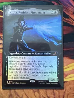 Azula, Ruthless Firebender - Extended Art - TLE - MTG - EN - NM - 0184 Foil - Image 1