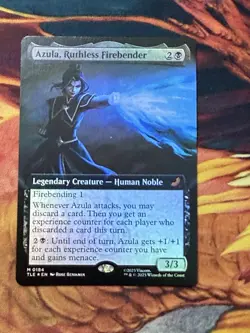 Azula, Ruthless Firebender - Extended Art - TLE - MTG - EN - NM - 0184 Foil - Image 4