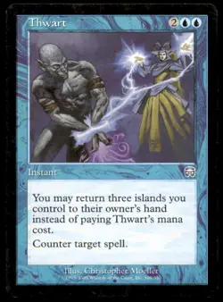 MTG Thwart LP Light Play Mercadian Masques [1786] - Image 1