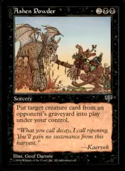 Ashen Powder LP Light Play Mirage MTG [6058] - Image 1