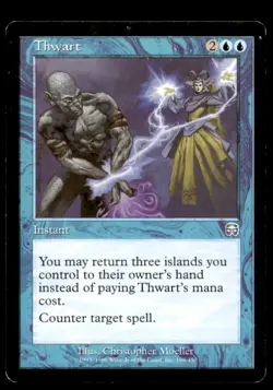 MTG Thwart LP Light Play Mercadian Masques [1343] - Image 1