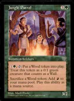 Jungle Patrol LP Light Play Mirage MTG [6063] - Image 1