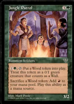 Jungle Patrol LP Light Play Mirage MTG [6017] - Image 1
