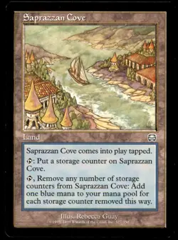 Saprazzan Cove LP Light Play Mercadian Masques MTG [8772] - Image 1