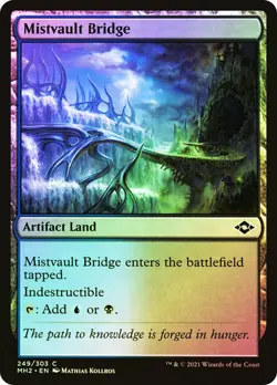 Magic The Gathering MTG MISTVAULT BRIDGE FOIL Modern Horizons 2 NM Near Mint - Image 1