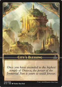 City's Blessing // Elemental Double-Sided Token P FNM Promos 2 NM - Image 1