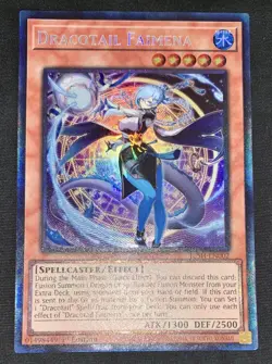 Yugioh Dracotail Faimena JUSH-EN002 Collectors Rare 1st Ed NM w/Tracking - Image 3