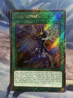 Yugioh - Soul Servant - RA03-EN271 - Platinum Secret Rare - 1st Edition - NM - Image 1