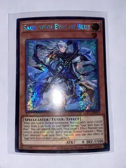 Sage with Eyes of Blue LCKC-EN015 Secret Rare Yugioh Tcg Near Mint Single! - Image 1