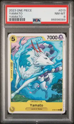 2023 ONE PIECE STARTER DECK ST09-YAMATO #013 YAMATO PSA 8 - Image 1