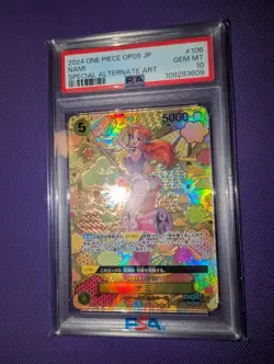 Special Alternate Art Nami One Piece 2024 OP09 Japanese SP OP08-106 SR PSA 10 - Image 1