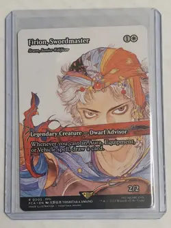Magic The Gathering Rare Firion, Swordmaster #3 Final Fantasy - Image 3