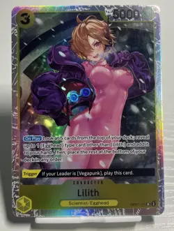 One Piece TCG OP07-111 Lilith Super Rare NM - Image 1