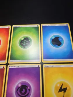 Complete Pokemon Card TCG 2017 Sun Moon Energy Lot Fairy Lightning Psychic Water - Image 5