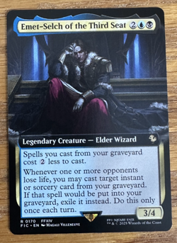 MTG Final Fantasy Commander, Emet-Selch of the Third Seat - Borderless - Image 1