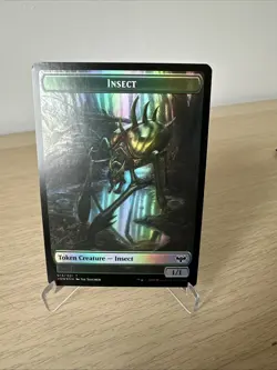 Spirit Cleric */* / Insect 1/1 Foil Double Sided Token Card MTG Crimson Vow - Image 2