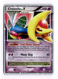 Pokemon TCG Cresselia LV.X Holo Rare Card 103/106 Great Encounters - Image 1
