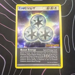 Pokemon TCG Boost Energy Dragon Frontiers Stamped Card 87/101 Reverse Holo - Image 1