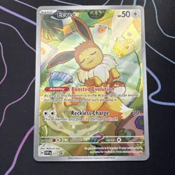 Pokemon TCG Eevee Prismatic Evolutions Black Star Promo Card ETB #173 - Image 1