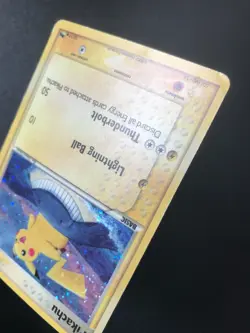 Pikachu 12/17 POP 5 Pokemon holo rare card MP - Image 4